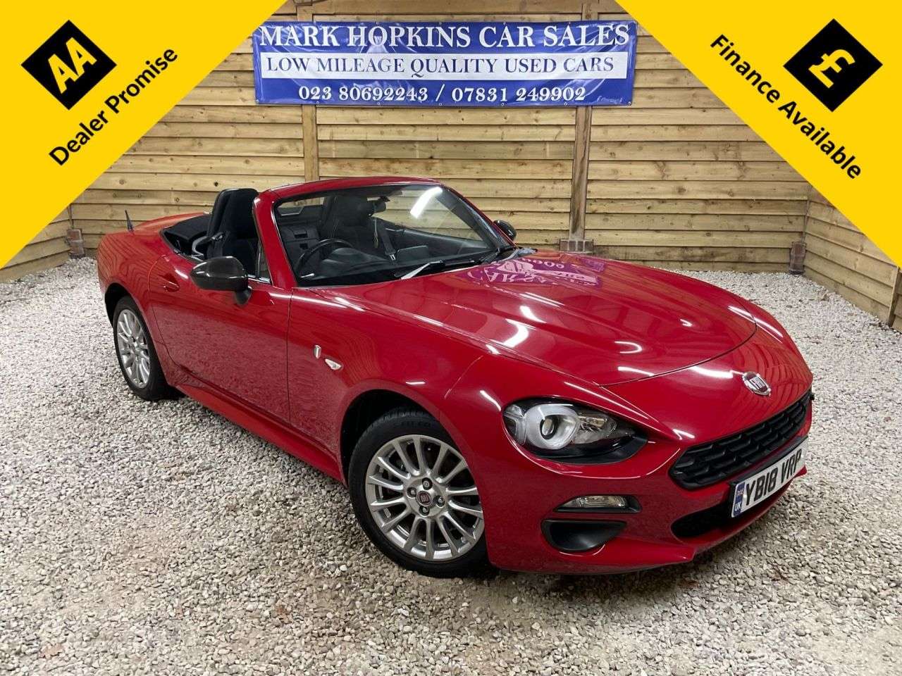 A 2018 FIAT 124 SPIDER 1.4 MultiAir Classica Convertible 2dr Petrol Euro 6 (140 ps) HIGH SPEC £1,1 A 2018 FIAT 124 SPIDER 1.4 MultiAir Classica Convertible 2dr Petrol Euro 6 (140 ps) HIGH SPEC £1,1