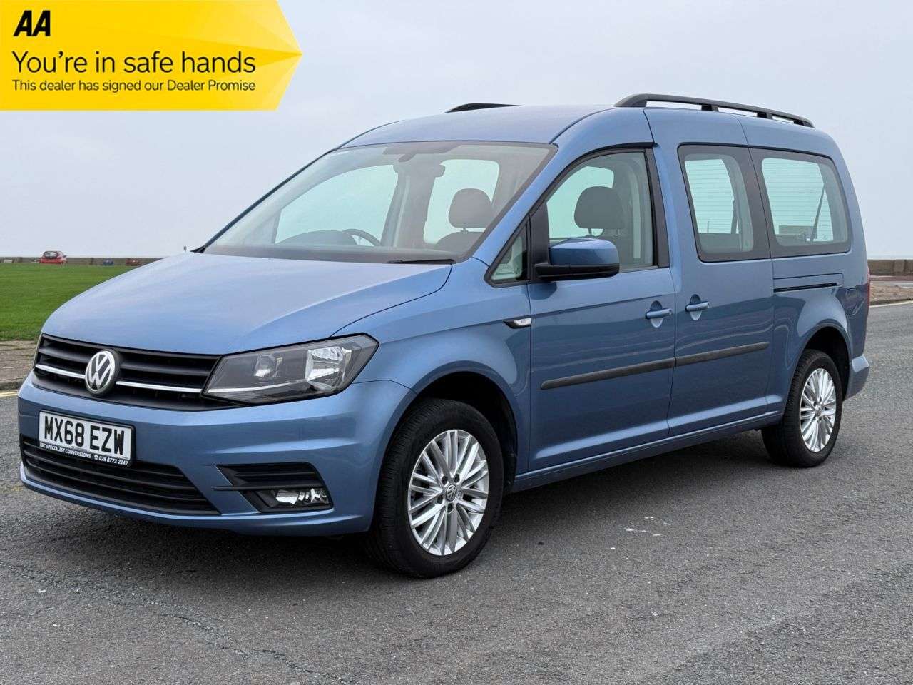 A 2018 VOLKSWAGEN CADDY MAXI LIFE C20 DIESEL ESTATE Wheelchair accessible Vehicle 2.0 C20 LIFE TDI 5d 101 BHP A 2018 VOLKSWAGEN CADDY MAXI LIFE C20 DIESEL ESTATE Wheelchair accessible Vehicle 2.0 C20 LIFE TDI 5d 101 BHP