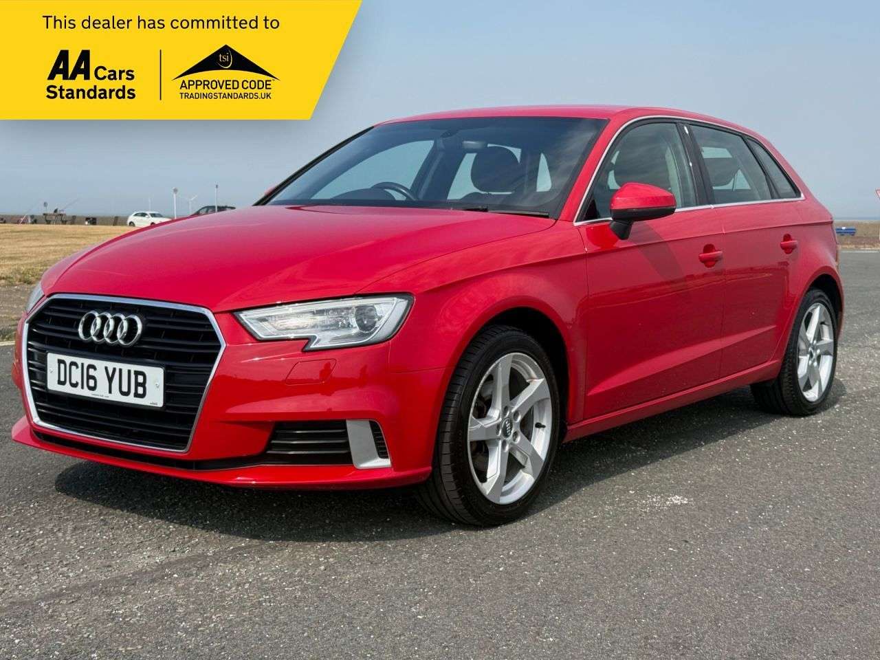 A 2016 AUDI A3 1.4 TFSI CoD Sport Sportback 5dr Petrol Manual Euro 6 (s/s) (150 ps) A 2016 AUDI A3 1.4 TFSI CoD Sport Sportback 5dr Petrol Manual Euro 6 (s/s) (150 ps)