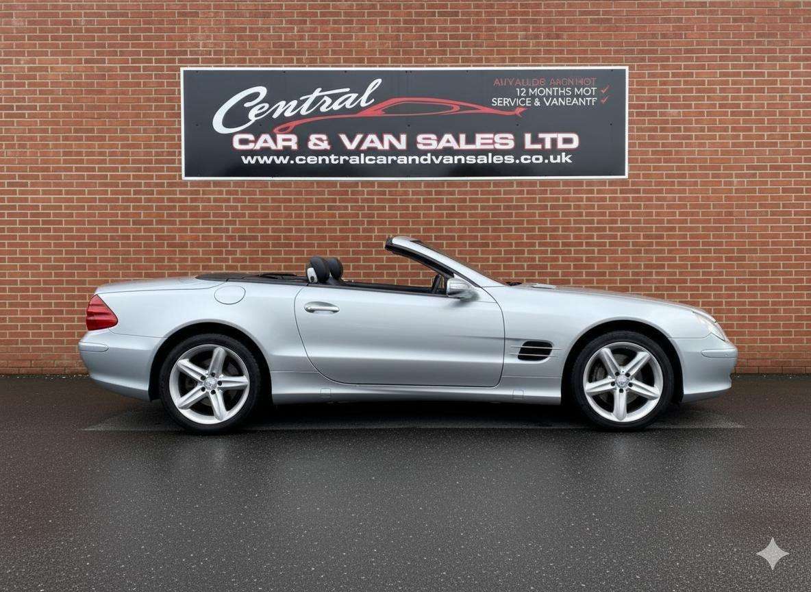 A 2005 MERCEDES-BENZ SL 3.7 SL350 Convertible 2dr Petrol Automatic (281 g/km, 245 bhp) Big Specific A 2005 MERCEDES-BENZ SL 3.7 SL350 Convertible 2dr Petrol Automatic (281 g/km, 245 bhp) Big Specific