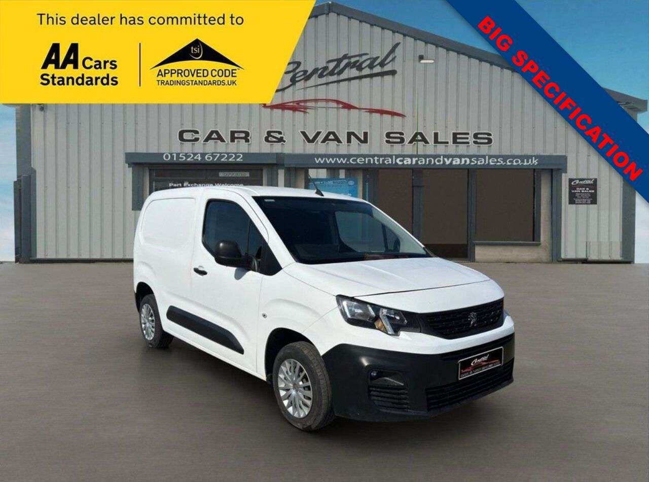 A 2021 PEUGEOT PARTNER 1.5 BlueHDi 650 Professional Standard Panel Van 5dr Diesel Manual SWB Euro A 2021 PEUGEOT PARTNER 1.5 BlueHDi 650 Professional Standard Panel Van 5dr Diesel Manual SWB Euro
