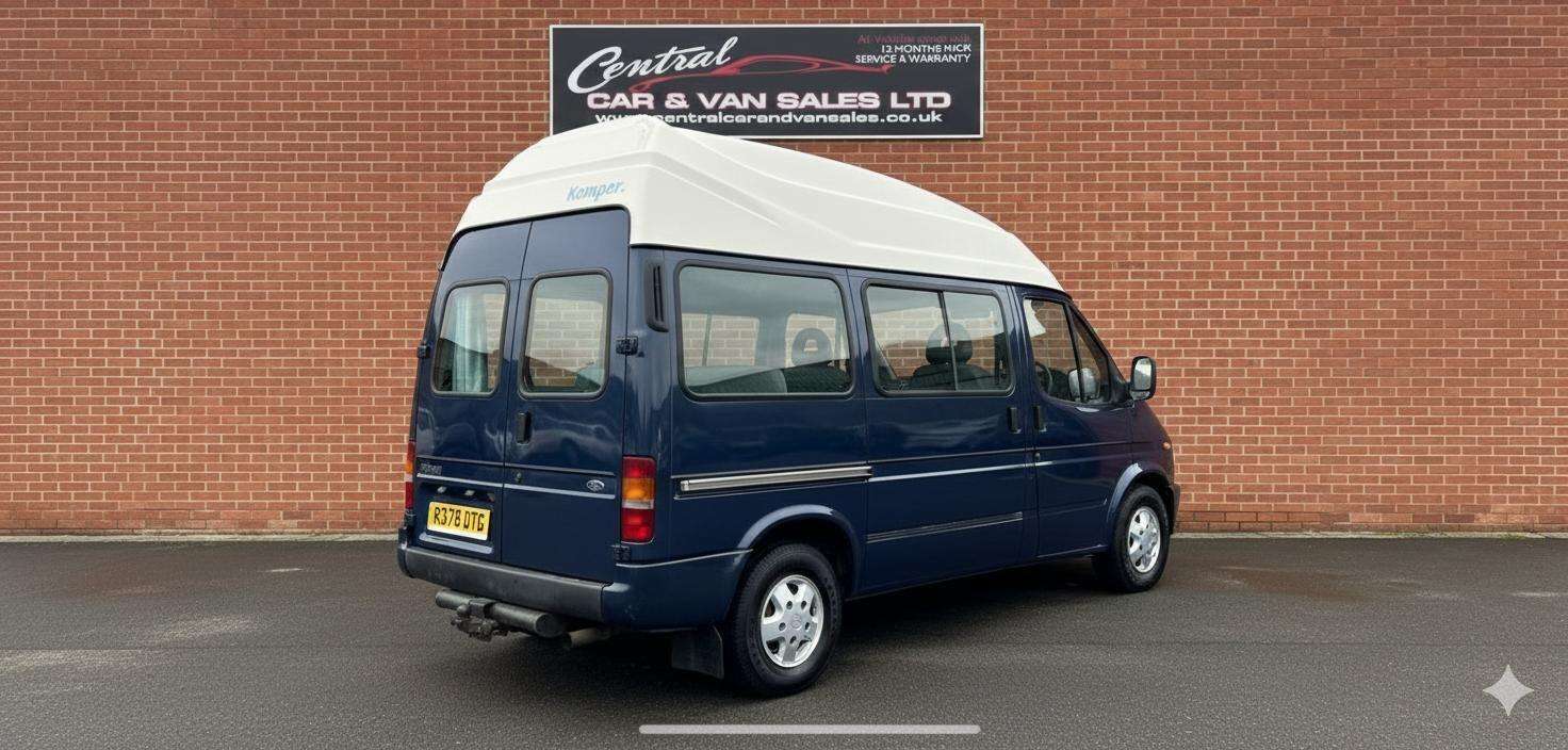 A 1997 FORD TRANSIT 2.5 TD Automatic Kamper Campervan 2 Berth (84 bhp) Air Con - Cold Water Sin A 1997 FORD TRANSIT 2.5 TD Automatic Kamper Campervan 2 Berth (84 bhp) Air Con - Cold Water Sin