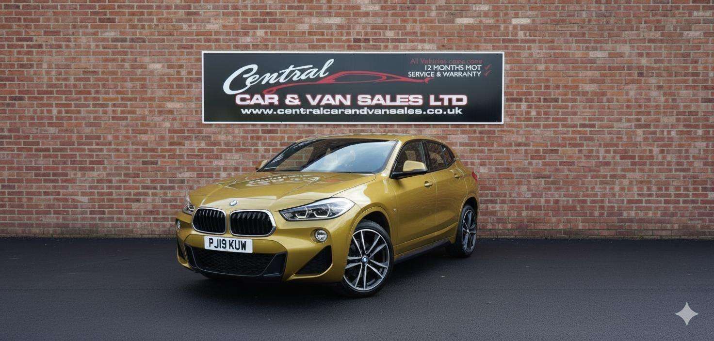 A 2019 BMW X2 1.5 18i M Sport SUV 5dr Petrol DCT sDrive Euro 6 (s/s) (140 ps) Climate Con A 2019 BMW X2 1.5 18i M Sport SUV 5dr Petrol DCT sDrive Euro 6 (s/s) (140 ps) Climate Con