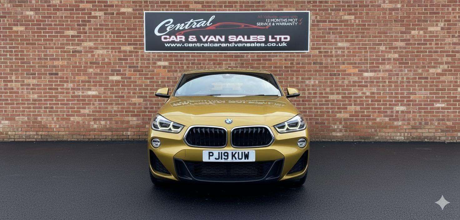 A 2019 BMW X2 1.5 18i M Sport SUV 5dr Petrol DCT sDrive Euro 6 (s/s) (140 ps) Climate Con A 2019 BMW X2 1.5 18i M Sport SUV 5dr Petrol DCT sDrive Euro 6 (s/s) (140 ps) Climate Con