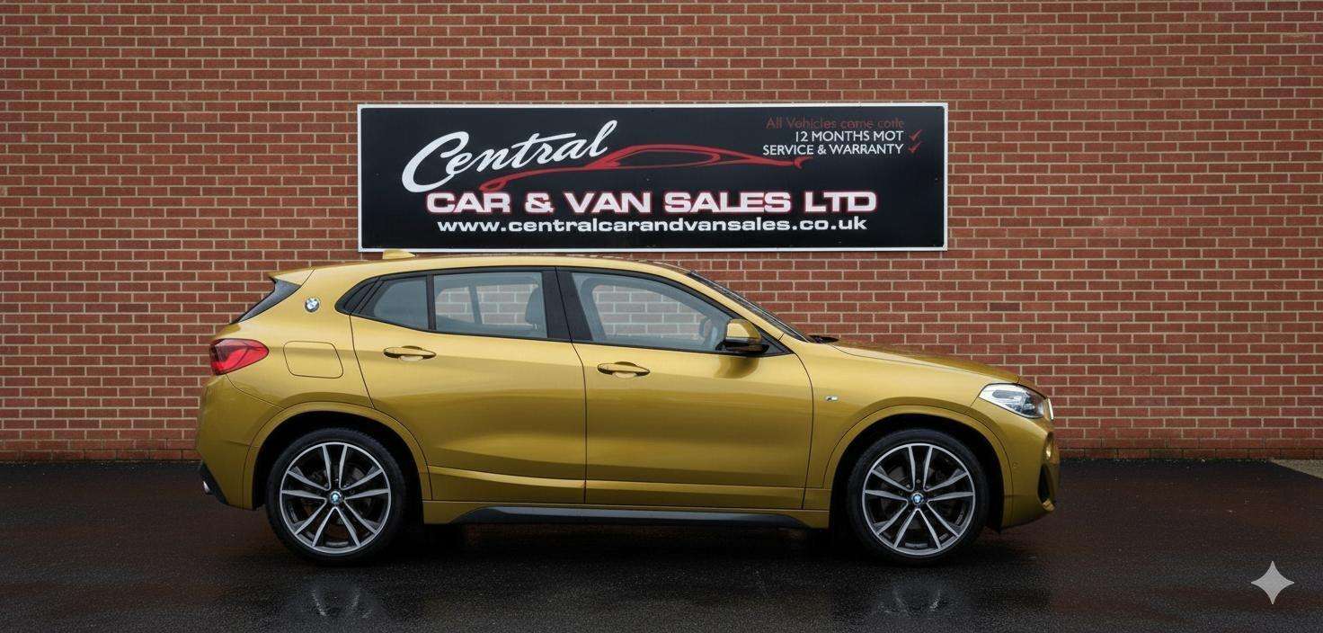 A 2019 BMW X2 1.5 18i M Sport SUV 5dr Petrol DCT sDrive Euro 6 (s/s) (140 ps) Climate Con A 2019 BMW X2 1.5 18i M Sport SUV 5dr Petrol DCT sDrive Euro 6 (s/s) (140 ps) Climate Con