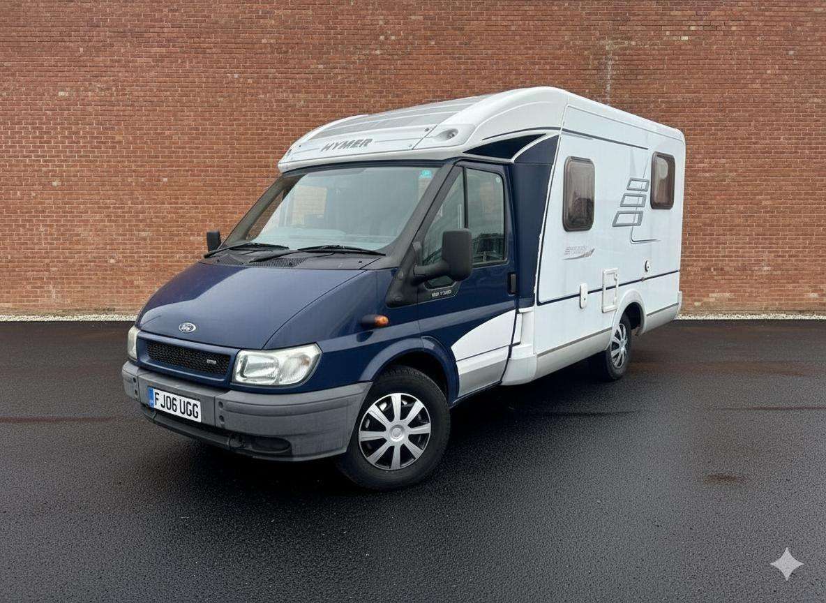 A 2006 HYMER 522 HYMER 522 3 BERTH END GARAGE MOTORHOME CAMPERVAN Separate Shower, Fridge Fr A 2006 HYMER 522 HYMER 522 3 BERTH END GARAGE MOTORHOME CAMPERVAN Separate Shower, Fridge Fr
