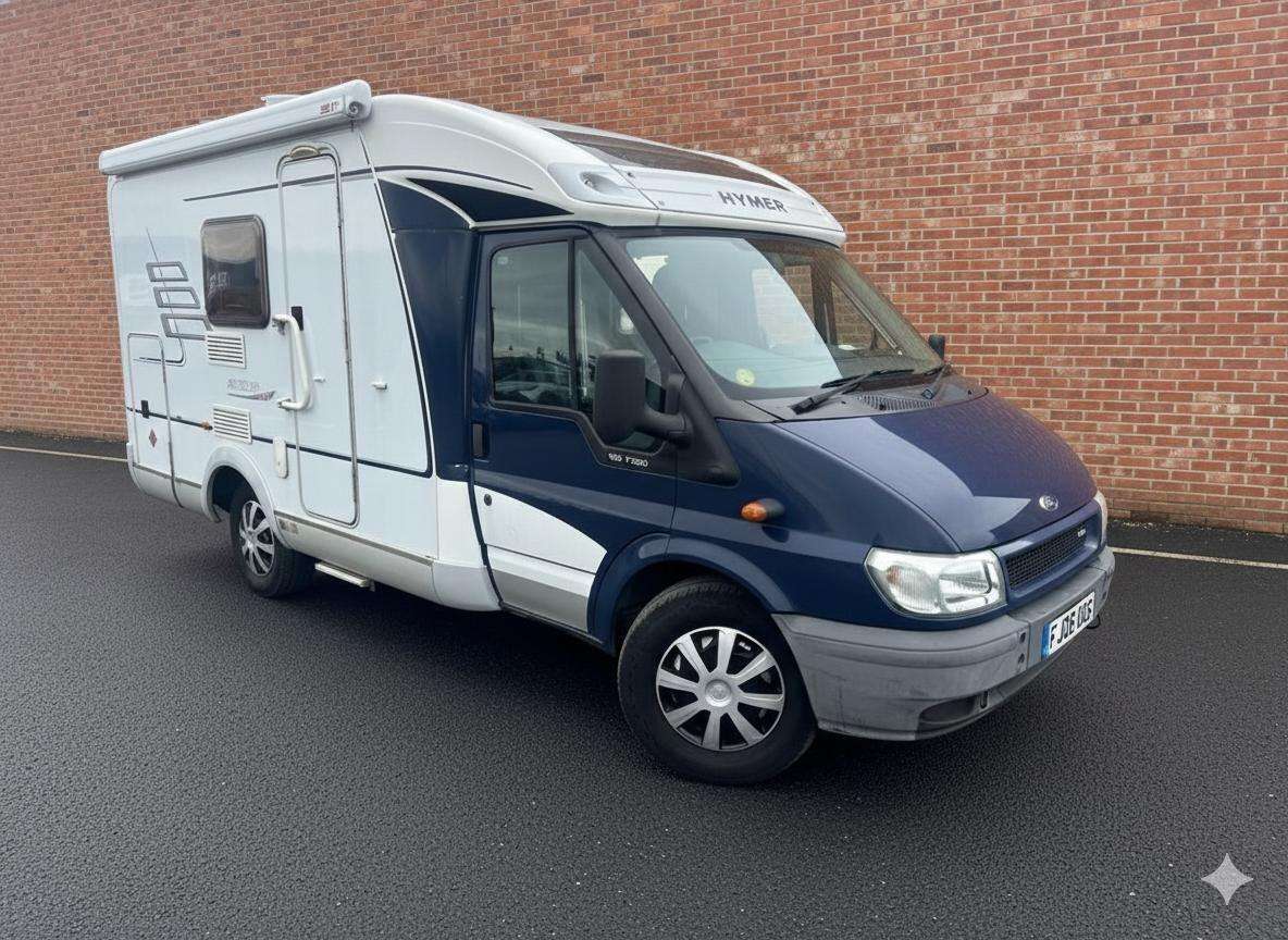 A 2006 HYMER 522 HYMER 522 3 BERTH END GARAGE MOTORHOME CAMPERVAN Separate Shower, Fridge Fr A 2006 HYMER 522 HYMER 522 3 BERTH END GARAGE MOTORHOME CAMPERVAN Separate Shower, Fridge Fr