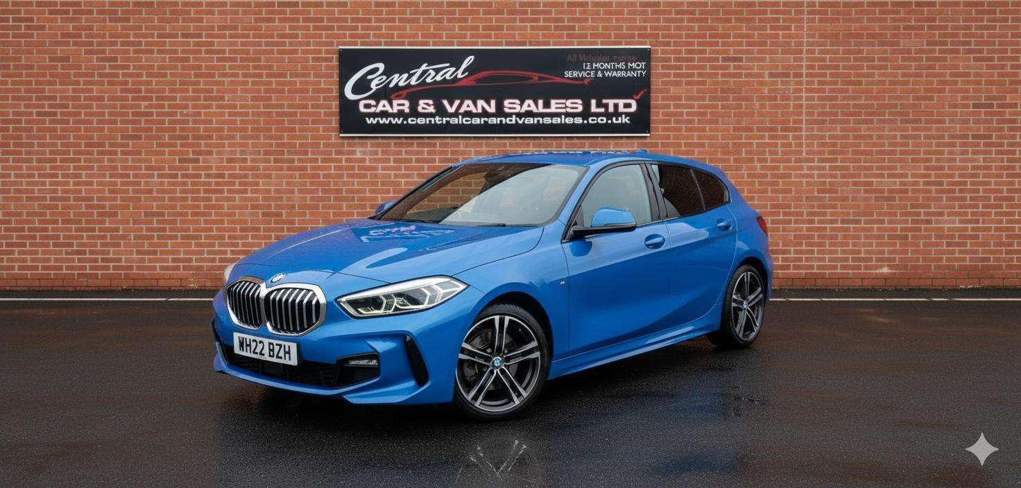 A 2022 BMW 1 SERIES 2.0 118d M Sport (LCP) Hatchback 5dr Diesel Manual Euro 6 (s/s) (150 ps) Fu A 2022 BMW 1 SERIES 2.0 118d M Sport (LCP) Hatchback 5dr Diesel Manual Euro 6 (s/s) (150 ps) Fu