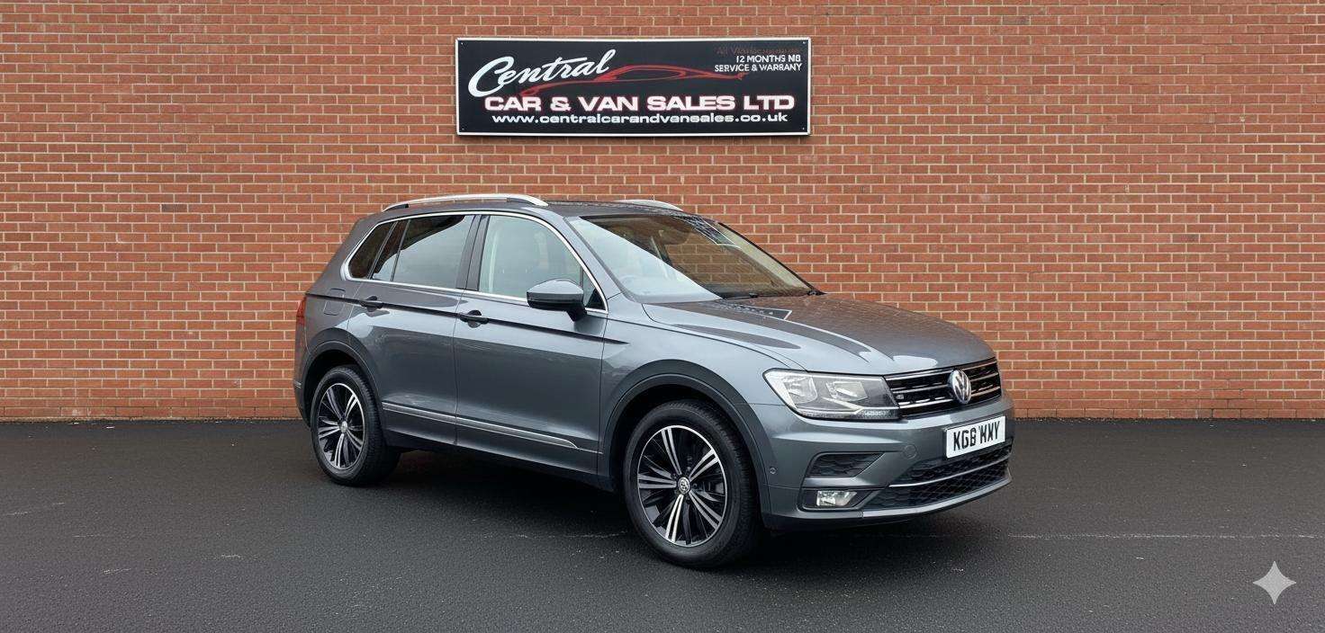 A 2019 VOLKSWAGEN TIGUAN 2.0 TDI SE Navigation SUV 5dr Diesel Manual Euro 6 (s/s) (150 ps) P/Sensors A 2019 VOLKSWAGEN TIGUAN 2.0 TDI SE Navigation SUV 5dr Diesel Manual Euro 6 (s/s) (150 ps) P/Sensors