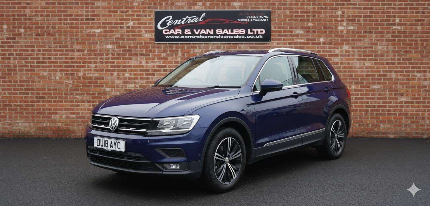 A 2018 VOLKSWAGEN TIGUAN 1.4 TSI SE Navigation SUV 5dr Petrol DSG Euro 6 (s/s) (150 ps) 6 Speed Auto A 2018 VOLKSWAGEN TIGUAN 1.4 TSI SE Navigation SUV 5dr Petrol DSG Euro 6 (s/s) (150 ps) 6 Speed Auto