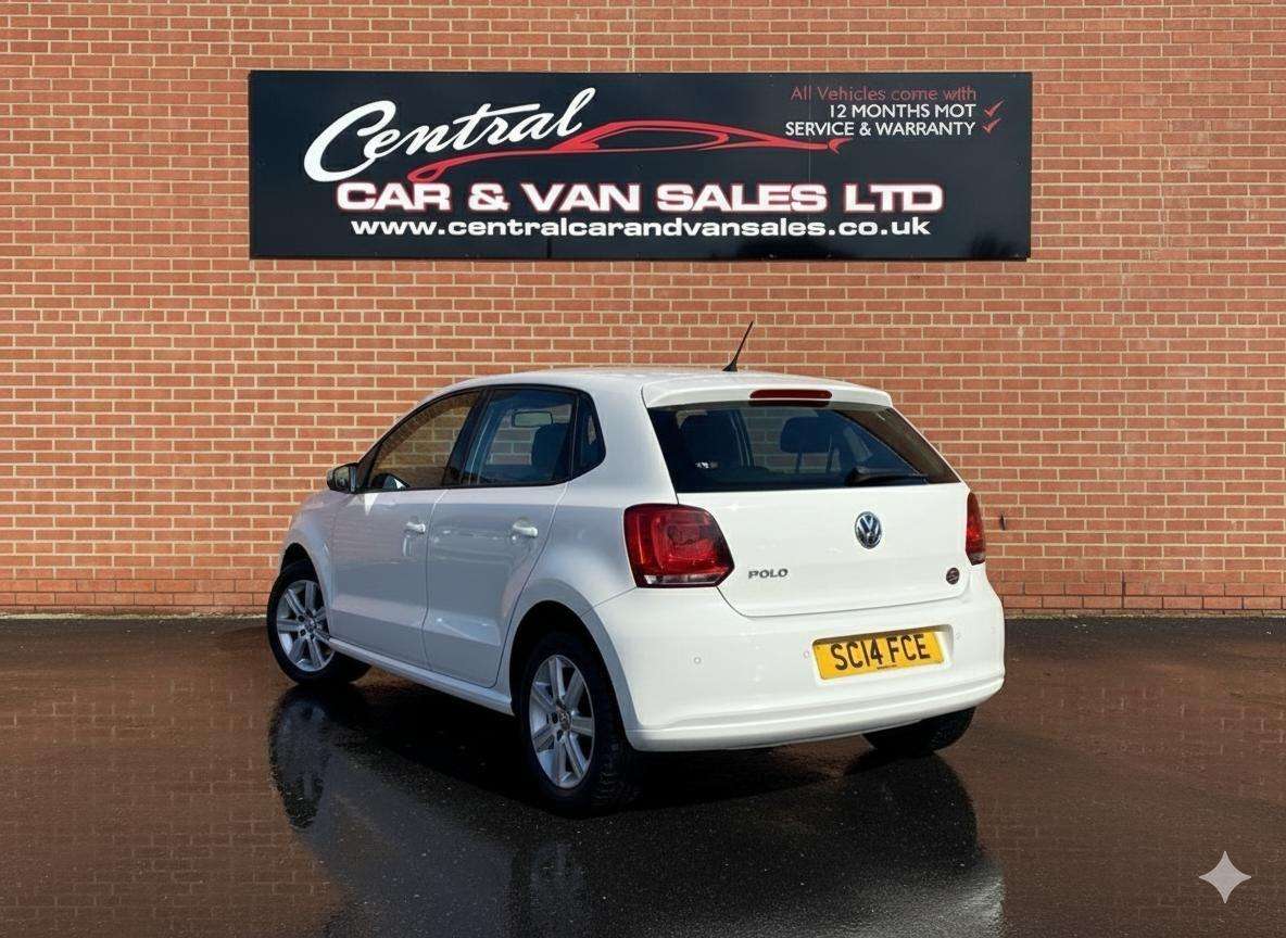 A 2014 VOLKSWAGEN POLO 1.2 Match Edition Hatchback 5dr Petrol Manual Euro 5 (60 ps) A 2014 VOLKSWAGEN POLO 1.2 Match Edition Hatchback 5dr Petrol Manual Euro 5 (60 ps)