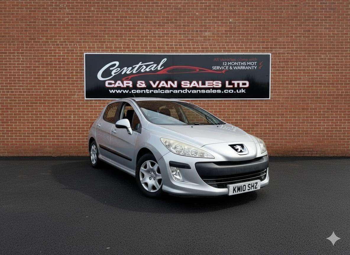 A 2010 PEUGEOT 308 1.6 VTi S Hatchback 5dr Petrol Manual (147 g/km, 120 bhp) Low Insurance - E A 2010 PEUGEOT 308 1.6 VTi S Hatchback 5dr Petrol Manual (147 g/km, 120 bhp) Low Insurance - E
