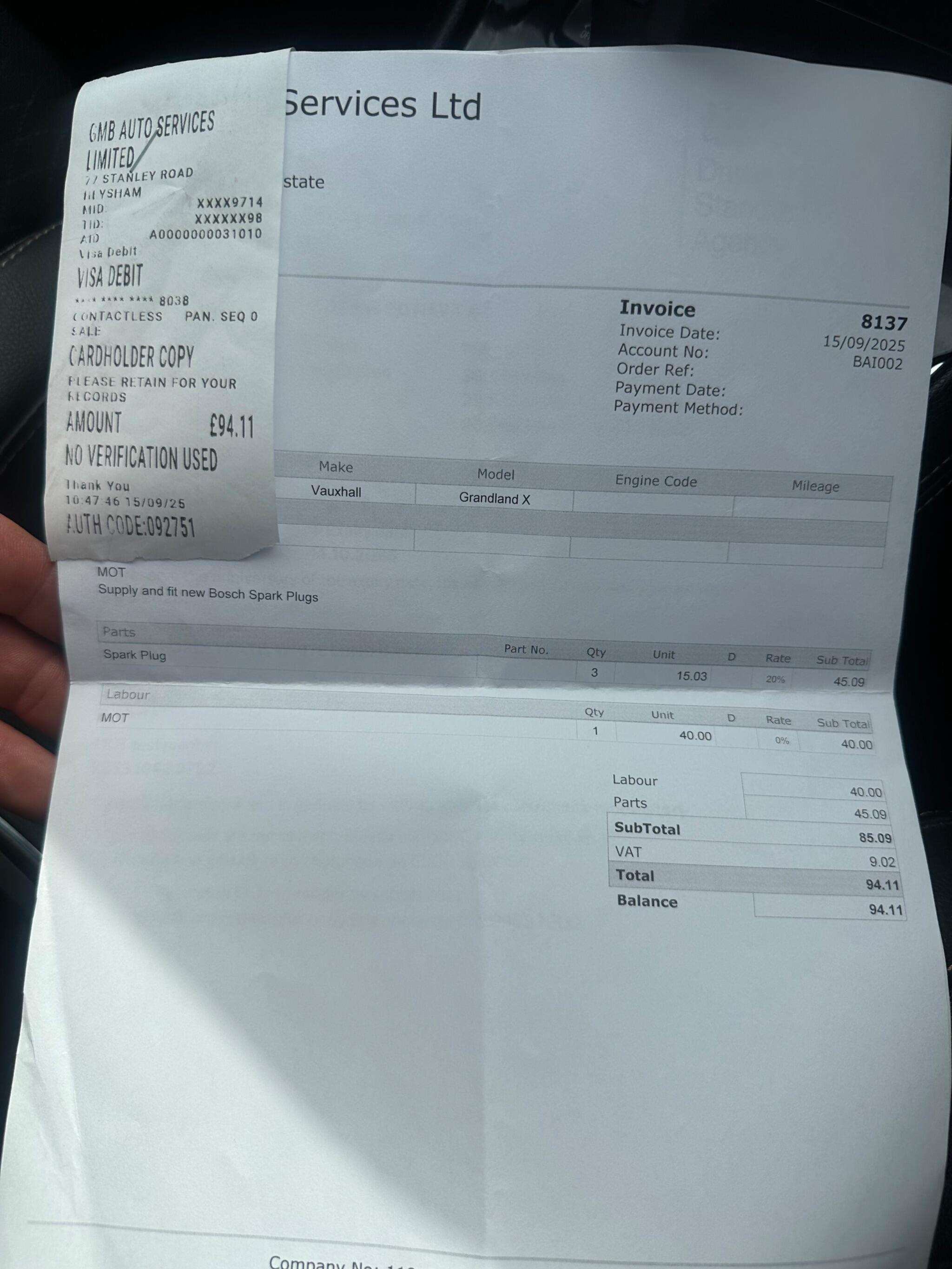 2019 VAUXHALL GRANDLAND X 2019 VAUXHALL GRANDLAND X