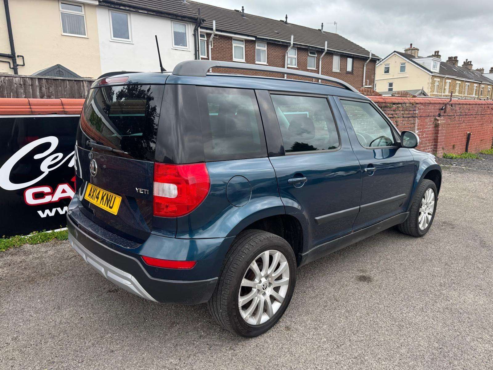 A 2014 SKODA YETI 1.2 TSI SE Outdoor 5dr Petrol Manual Euro 5 (105 ps) A 2014 SKODA YETI 1.2 TSI SE Outdoor 5dr Petrol Manual Euro 5 (105 ps)