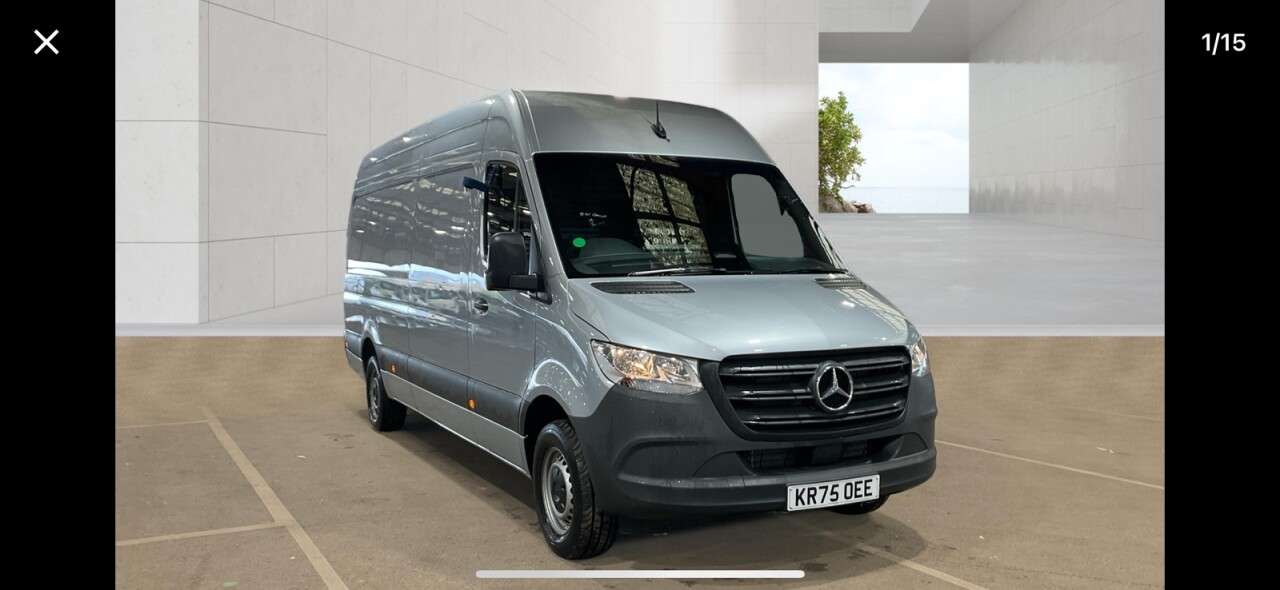A 2025 MERCEDES-BENZ SPRINTER 2.0 315 CDI PRO Panel Van 5dr Diesel G-Tronic RWD L3 H2 Euro 6 (s/s) (150 p A 2025 MERCEDES-BENZ SPRINTER 2.0 315 CDI PRO Panel Van 5dr Diesel G-Tronic RWD L3 H2 Euro 6 (s/s) (150 p