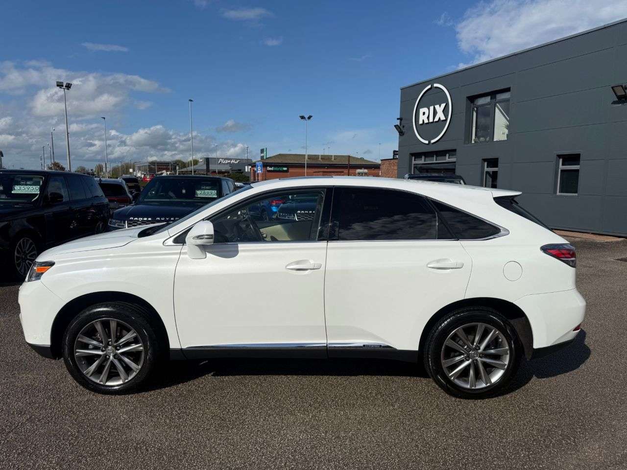 A 2013 LEXUS RX 3.5 450h V6 Premier SUV 5dr Petrol Hybrid CVT 4WD Euro 5 (s/s) (299 ps) 1 F A 2013 LEXUS RX 3.5 450h V6 Premier SUV 5dr Petrol Hybrid CVT 4WD Euro 5 (s/s) (299 ps) 1 F