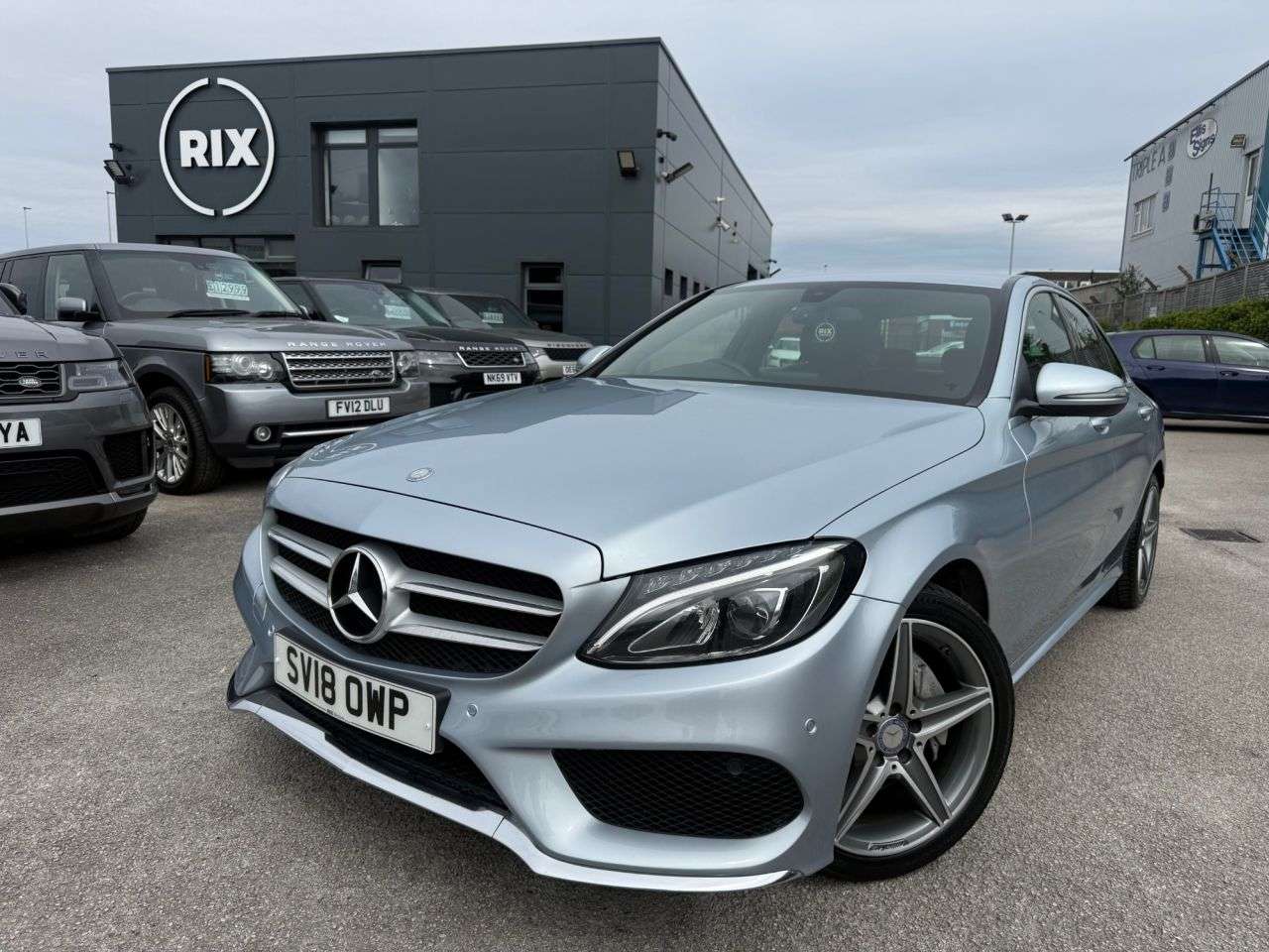 A 2018 MERCEDES-BENZ C CLASS 2.1 C220d AMG Line Saloon 4dr Diesel G-Tronic+ Euro 6-FINISHED IN DIAMOND S A 2018 MERCEDES-BENZ C CLASS 2.1 C220d AMG Line Saloon 4dr Diesel G-Tronic+ Euro 6-FINISHED IN DIAMOND S