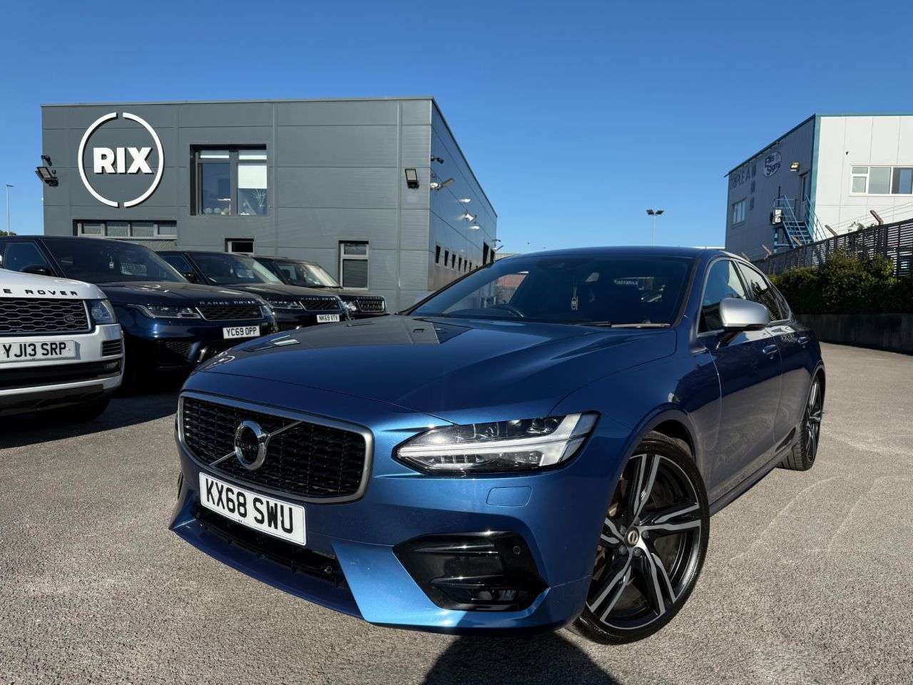 A 2018 VOLVO S90 2.0 D5 PowerPulse R-Design Pro Saloon 4dr Diesel Auto AWD Euro 6-2 FORMER K A 2018 VOLVO S90 2.0 D5 PowerPulse R-Design Pro Saloon 4dr Diesel Auto AWD Euro 6-2 FORMER K