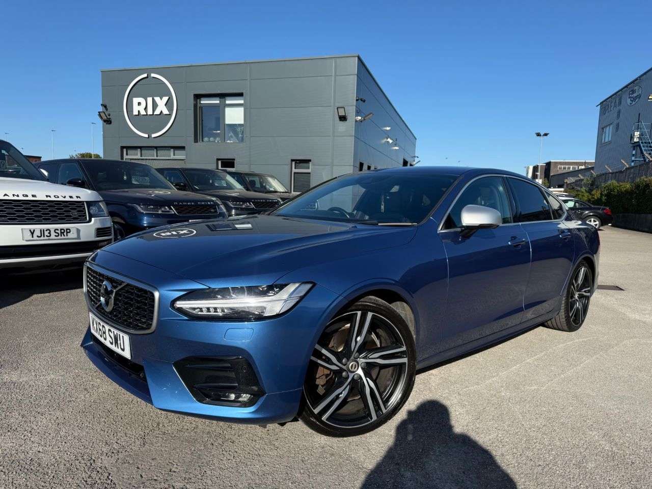 A 2018 VOLVO S90 2.0 D5 PowerPulse R-Design Pro Saloon 4dr Diesel Auto AWD Euro 6-2 FORMER K A 2018 VOLVO S90 2.0 D5 PowerPulse R-Design Pro Saloon 4dr Diesel Auto AWD Euro 6-2 FORMER K