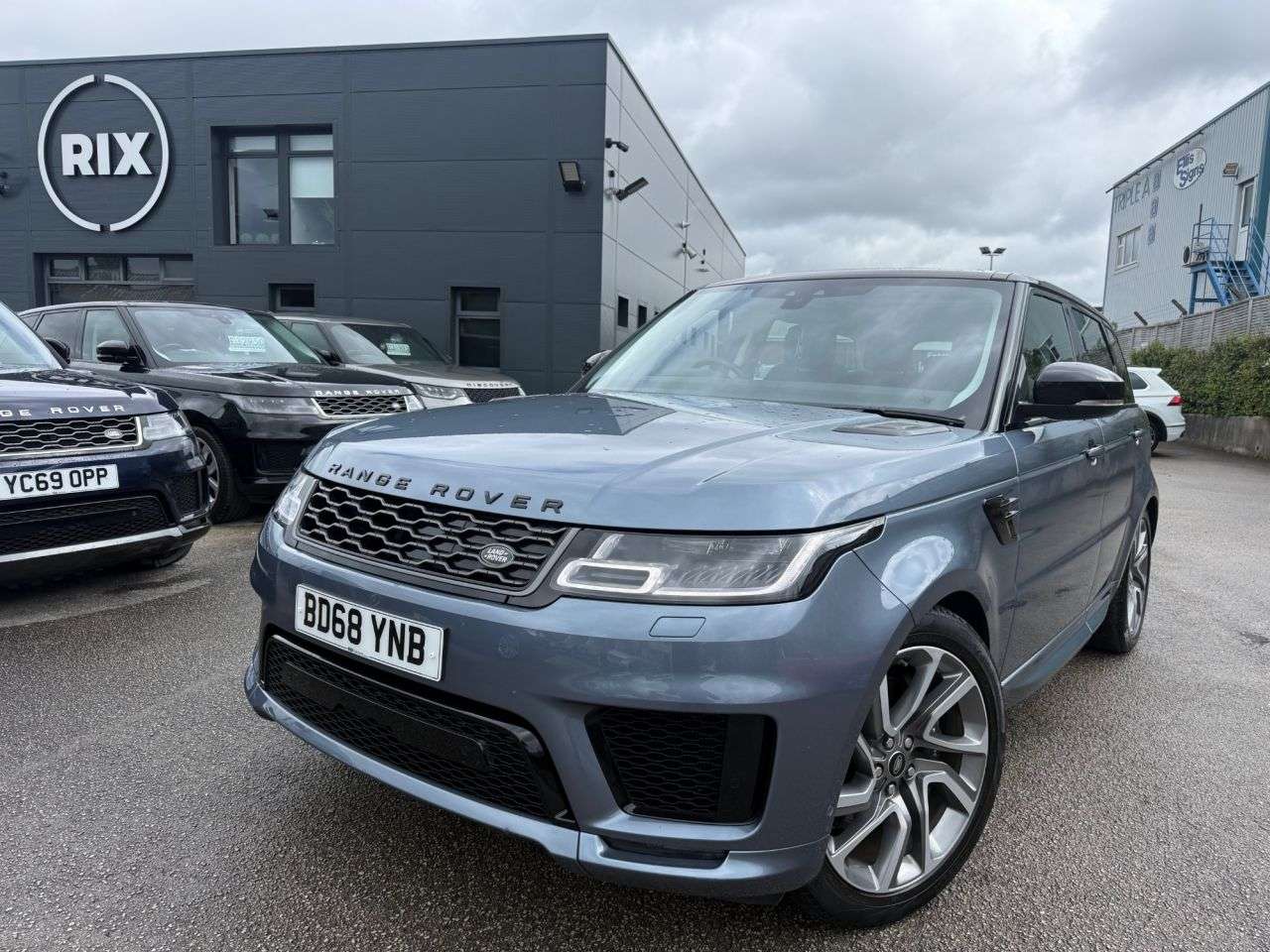 A 2018 LAND ROVER RANGE ROVER SPORT 2.0 P400e 13.1kWh GPF Autobiography Dynamic SUV 5dr Petrol Plug-in Hybrid A A 2018 LAND ROVER RANGE ROVER SPORT 2.0 P400e 13.1kWh GPF Autobiography Dynamic SUV 5dr Petrol Plug-in Hybrid A