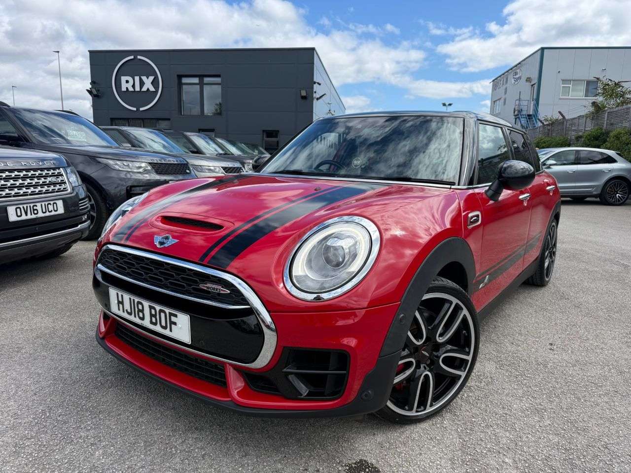 A 2018 MINI CLUBMAN 2.0 John Cooper Works Estate 6dr Petrol Auto ALL4 Euro 6-FINISHED IN CHILI A 2018 MINI CLUBMAN 2.0 John Cooper Works Estate 6dr Petrol Auto ALL4 Euro 6-FINISHED IN CHILI