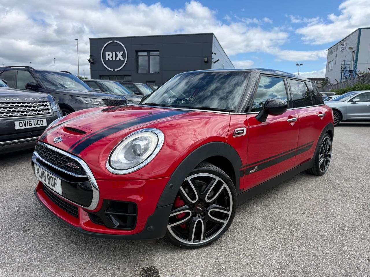 A 2018 MINI CLUBMAN 2.0 John Cooper Works Estate 6dr Petrol Auto ALL4 Euro 6-FINISHED IN CHILI A 2018 MINI CLUBMAN 2.0 John Cooper Works Estate 6dr Petrol Auto ALL4 Euro 6-FINISHED IN CHILI