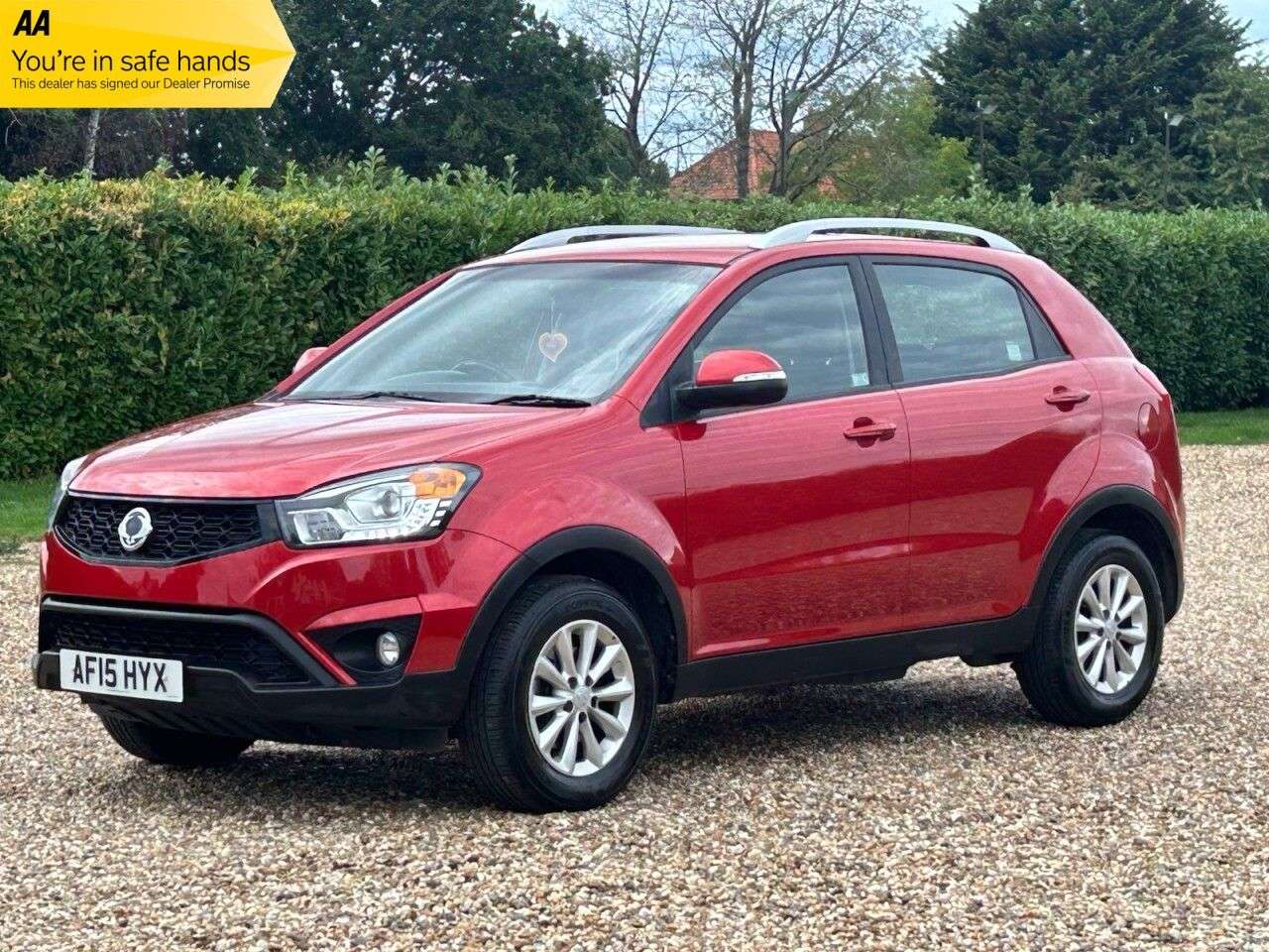 A 2015 SSANGYONG KORANDO 2.0D SE4 SUV 5dr Diesel Manual 4WD Euro 5 (149 ps) tow bar fitted A 2015 SSANGYONG KORANDO 2.0D SE4 SUV 5dr Diesel Manual 4WD Euro 5 (149 ps) tow bar fitted