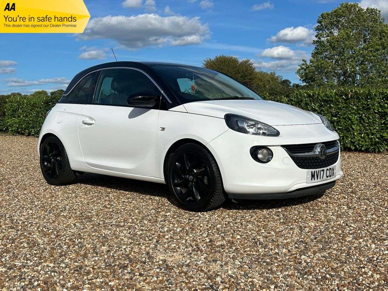 A 2017 VAUXHALL ADAM 1.2i SLAM Hatchback 3dr Petrol Manual Euro 6 (70 ps) mot aug 2027 A 2017 VAUXHALL ADAM 1.2i SLAM Hatchback 3dr Petrol Manual Euro 6 (70 ps) mot aug 2027