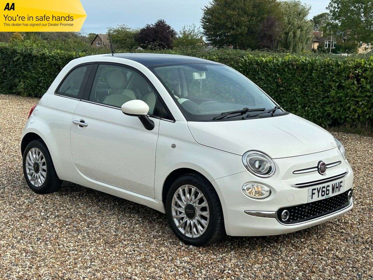 A 2016 FIAT 500 1.2 Lounge Hatchback 3dr Petrol Manual Euro 6 (s/s) (69 bhp) will come with A 2016 FIAT 500 1.2 Lounge Hatchback 3dr Petrol Manual Euro 6 (s/s) (69 bhp) will come with