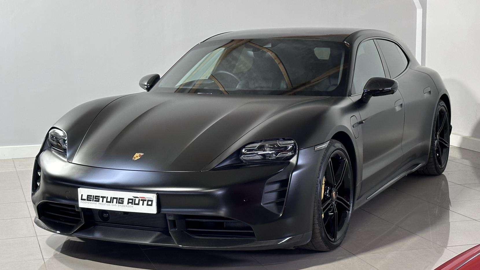 A 2023 PORSCHE TAYCAN Performance Plus 93.4kWh Turbo S Sport Turismo 5dr Electric Auto 4WD (11kW Charger) (761 ps) A 2023 PORSCHE TAYCAN Performance Plus 93.4kWh Turbo S Sport Turismo 5dr Electric Auto 4WD (11kW Charger) (761 ps)