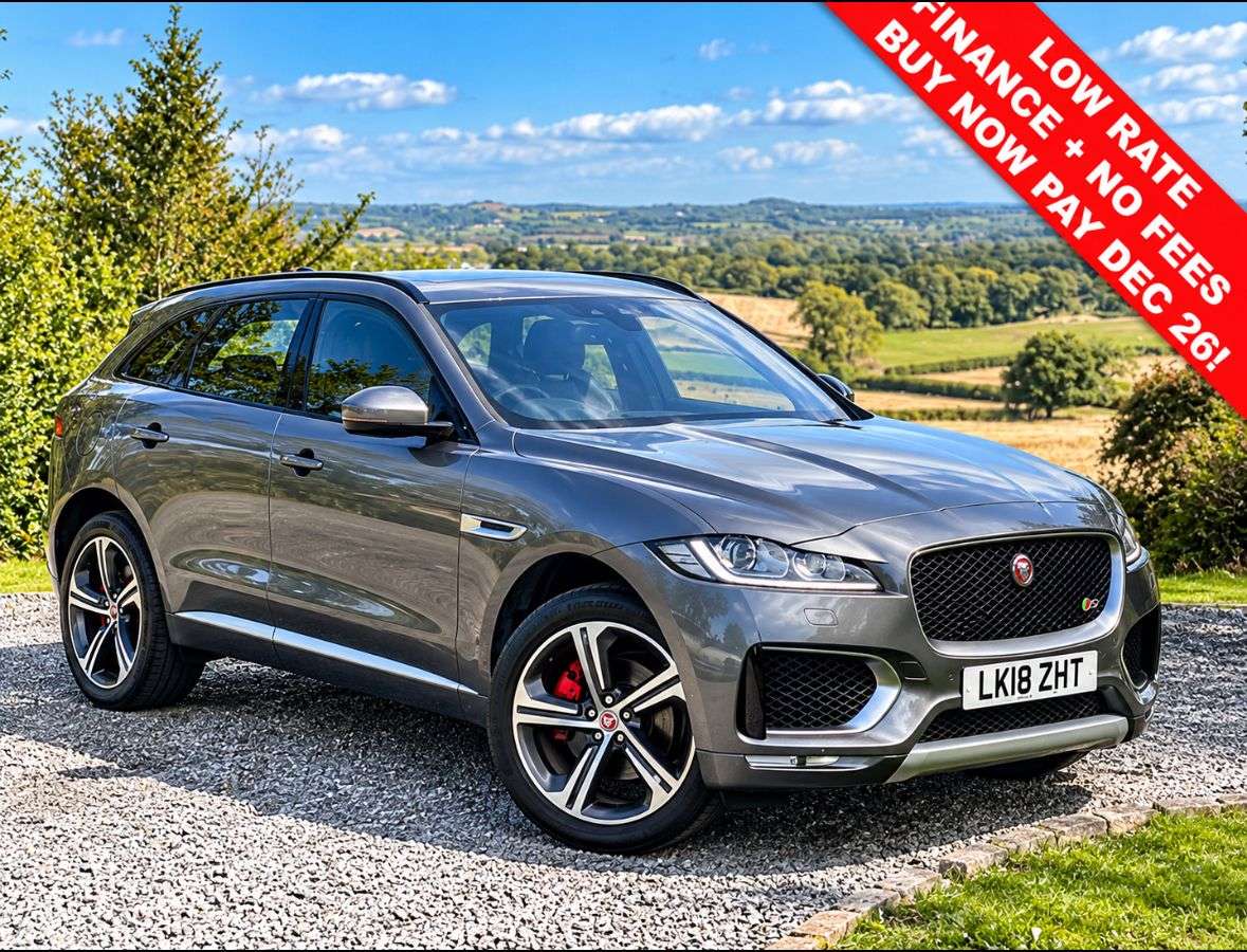 A 2018 JAGUAR F-PACE 3.0 D300 V6 S SUV 5dr Diesel Auto AWD Euro 6 (s/s) (300 ps) TOW BAR A 2018 JAGUAR F-PACE 3.0 D300 V6 S SUV 5dr Diesel Auto AWD Euro 6 (s/s) (300 ps) TOW BAR