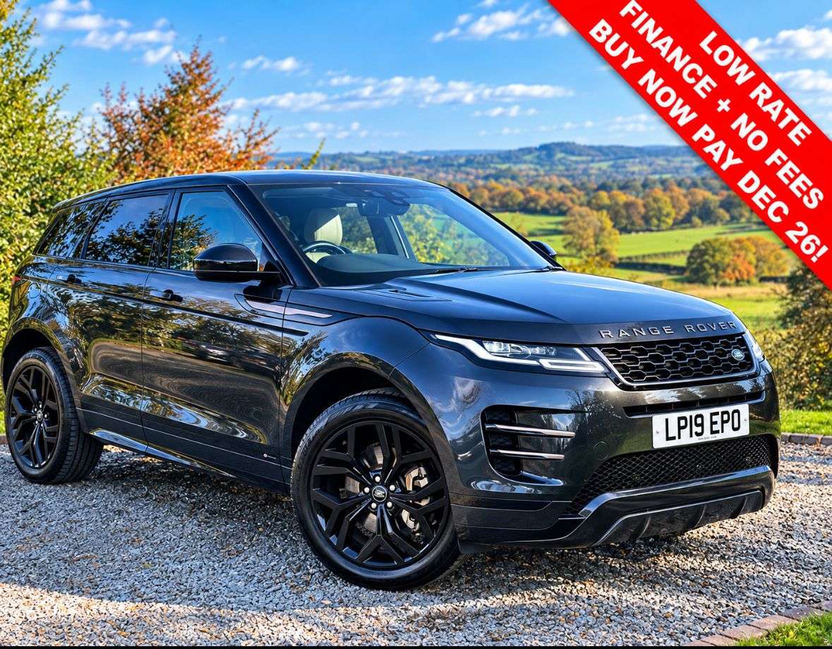 A 2019 LAND ROVER RANGE ROVER EVOQUE 2.0 D240 R-Dynamic HSE SUV 5dr Diesel Auto 4WD Euro 6 (s/s) (240 ps) A 2019 LAND ROVER RANGE ROVER EVOQUE 2.0 D240 R-Dynamic HSE SUV 5dr Diesel Auto 4WD Euro 6 (s/s) (240 ps)