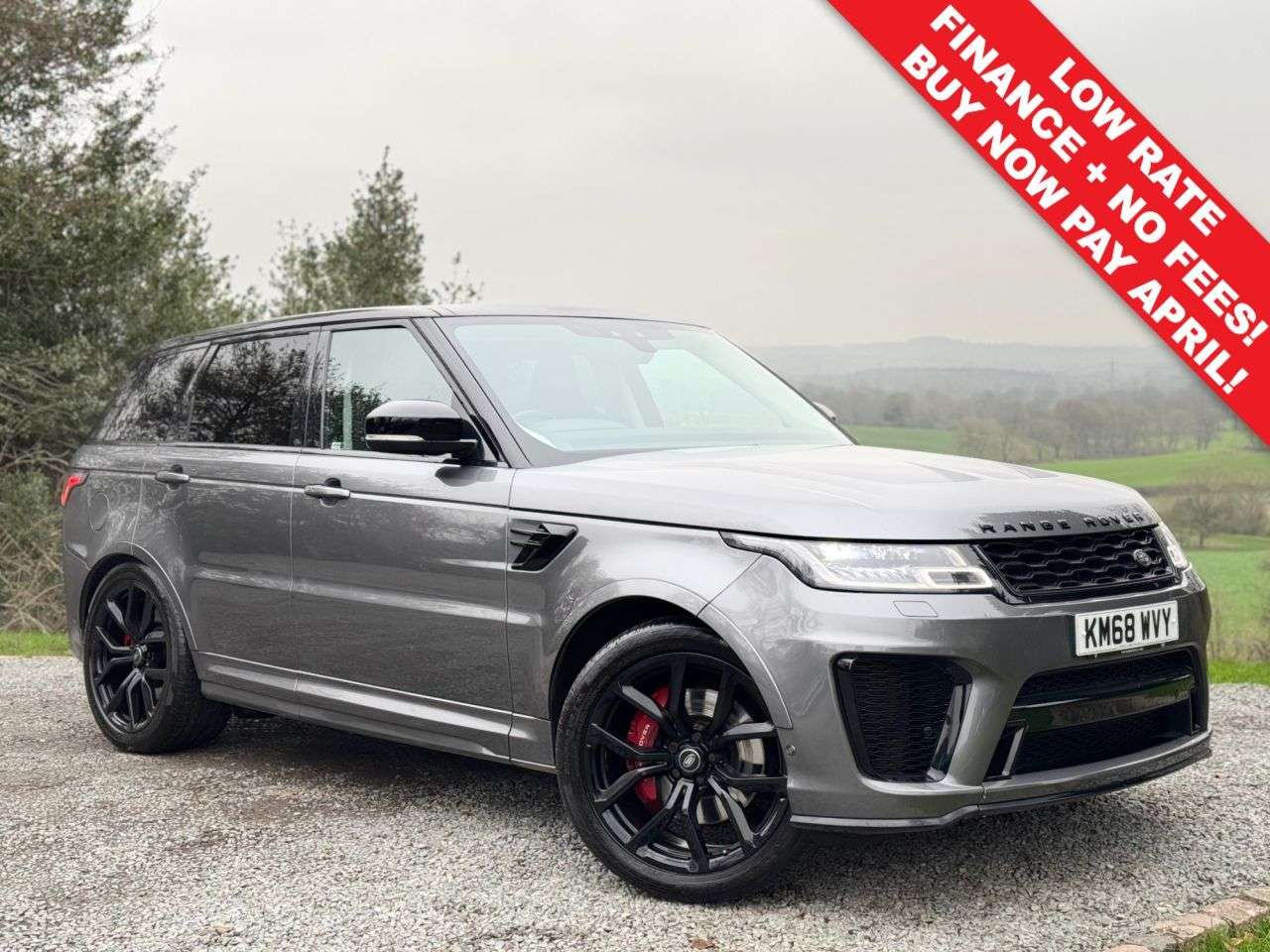 A 2018 LAND ROVER RANGE ROVER SPORT 5.0 P575 V8 SVR SUV 5dr Petrol Auto 4WD Euro 6 (s/s) (575 ps) A 2018 LAND ROVER RANGE ROVER SPORT 5.0 P575 V8 SVR SUV 5dr Petrol Auto 4WD Euro 6 (s/s) (575 ps)