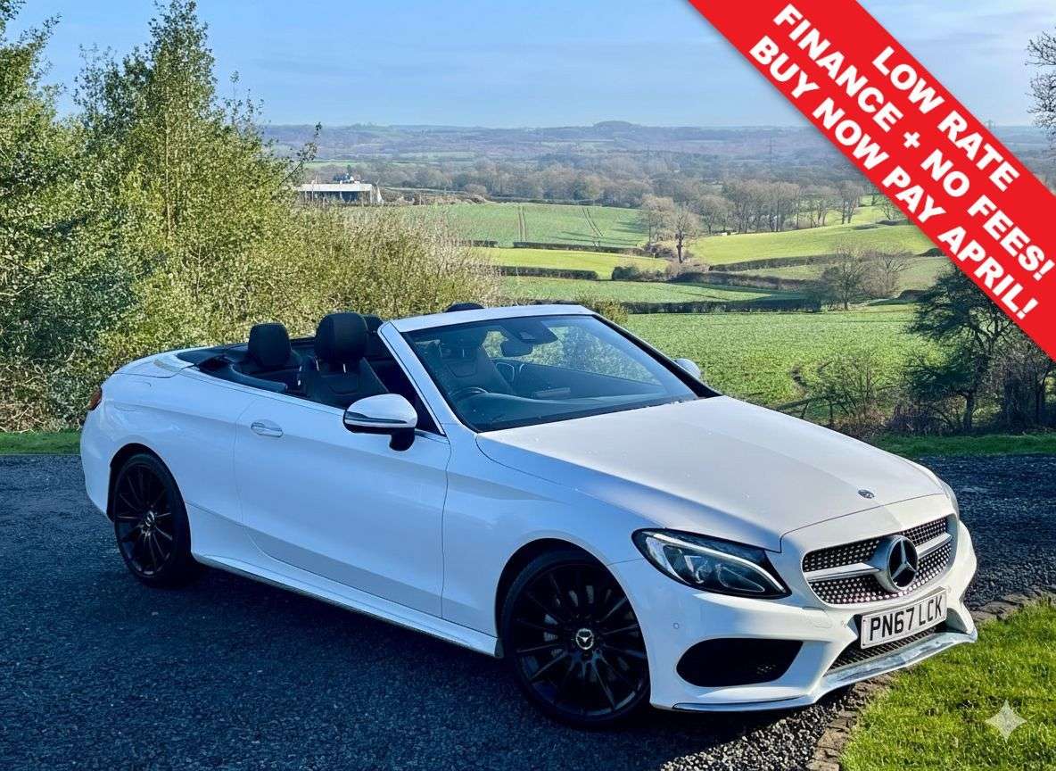 A 2017 MERCEDES-BENZ C-CLASS 2.0 C200 AMG Line Cabriolet 2dr Petrol G-Tronic+ Euro 6 (s/s) (184 ps) A 2017 MERCEDES-BENZ C-CLASS 2.0 C200 AMG Line Cabriolet 2dr Petrol G-Tronic+ Euro 6 (s/s) (184 ps)