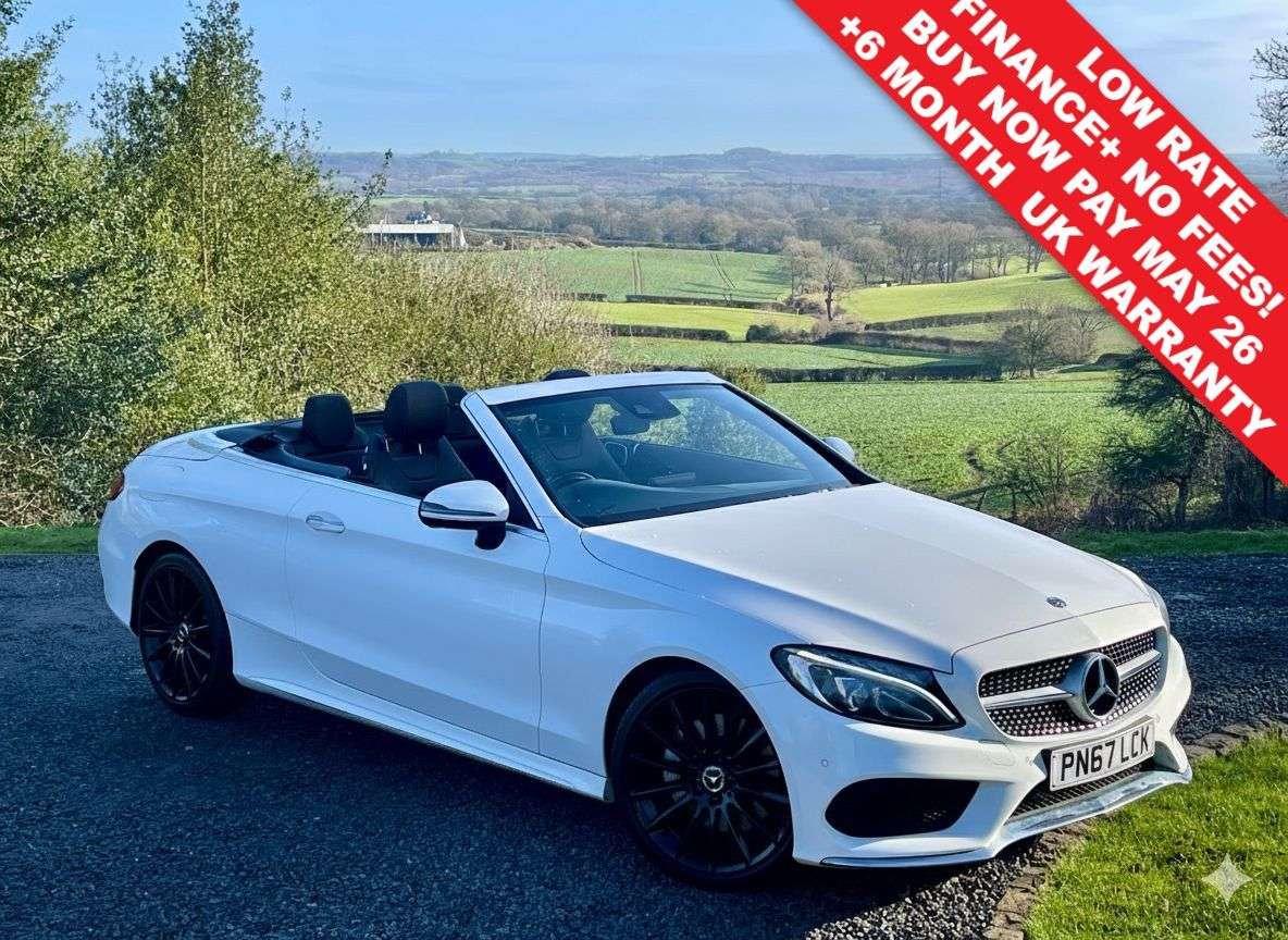 A 2017 MERCEDES-BENZ C-CLASS 2.0 C200 AMG Line Cabriolet 2dr Petrol G-Tronic+ Euro 6 (s/s) (184 ps) A 2017 MERCEDES-BENZ C-CLASS 2.0 C200 AMG Line Cabriolet 2dr Petrol G-Tronic+ Euro 6 (s/s) (184 ps)
