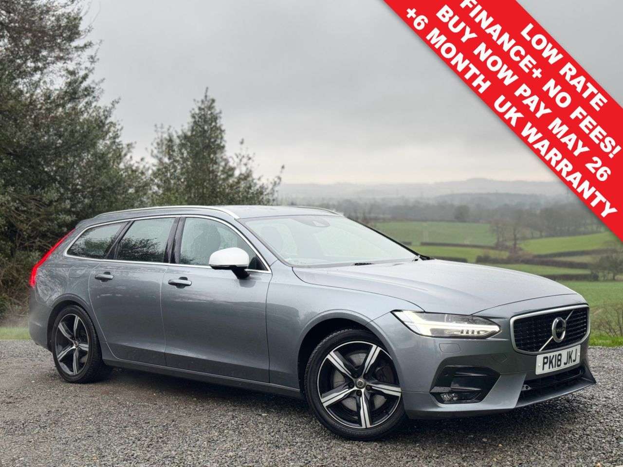 A 2018 VOLVO V90 2.0 D5 PowerPulse R-Design Pro Estate 5dr Diesel Auto AWD Euro 6 (s/s) (235 A 2018 VOLVO V90 2.0 D5 PowerPulse R-Design Pro Estate 5dr Diesel Auto AWD Euro 6 (s/s) (235