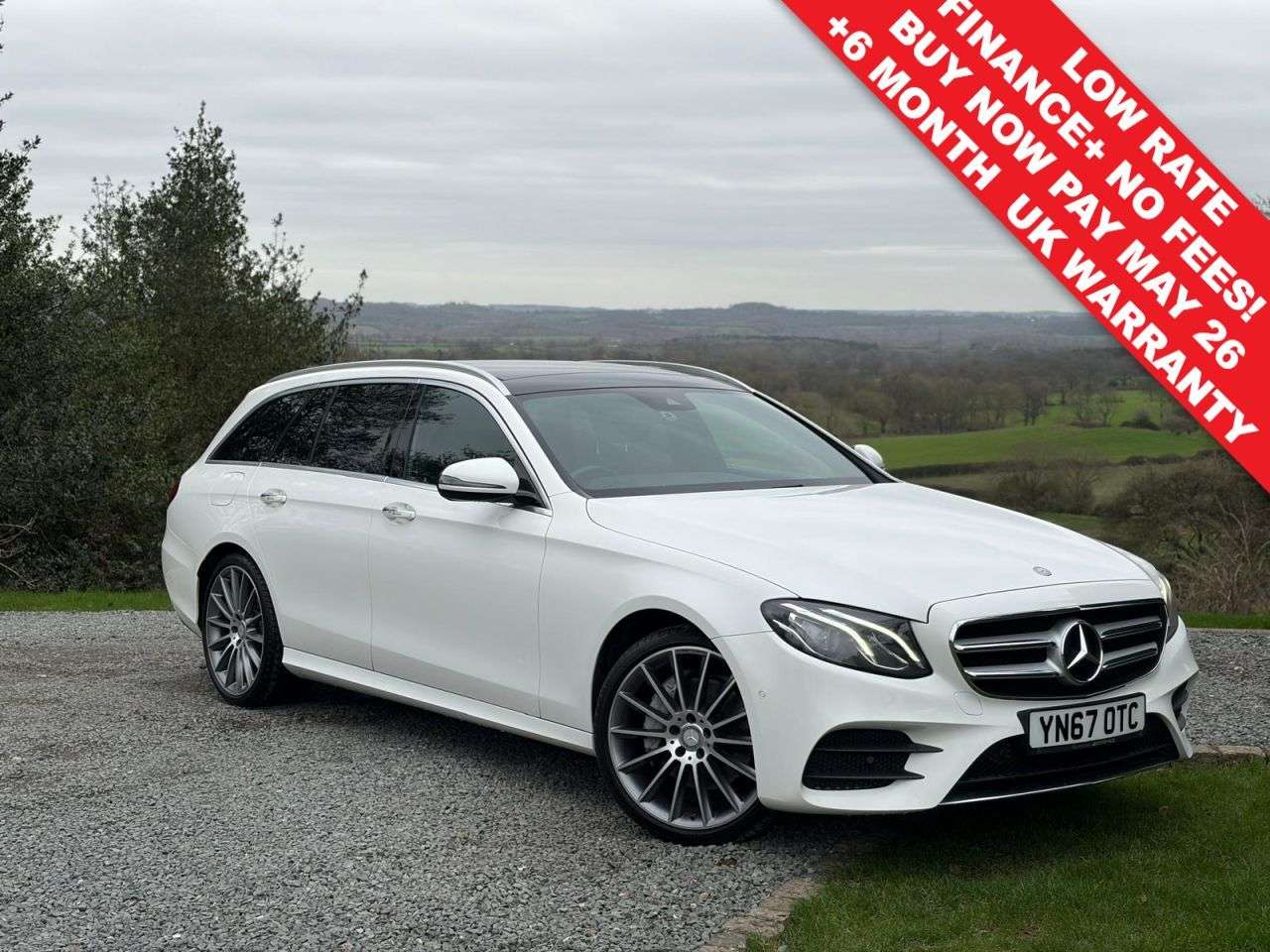 A 2017 MERCEDES-BENZ E-CLASS 2.0 E220d AMG Line (Premium) Estate 5dr Diesel G-Tronic+ Euro 6 (s/s) (194 A 2017 MERCEDES-BENZ E-CLASS 2.0 E220d AMG Line (Premium) Estate 5dr Diesel G-Tronic+ Euro 6 (s/s) (194
