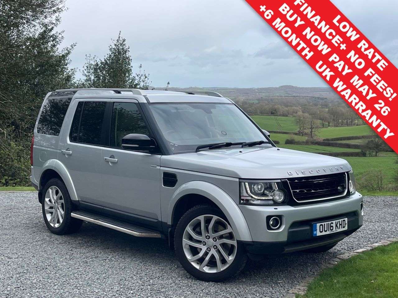 A 2016 LAND ROVER DISCOVERY 4 3.0 SD V6 Landmark SUV 5dr Diesel Auto 4WD Euro 6 (s/s) (256 bhp) A 2016 LAND ROVER DISCOVERY 4 3.0 SD V6 Landmark SUV 5dr Diesel Auto 4WD Euro 6 (s/s) (256 bhp)