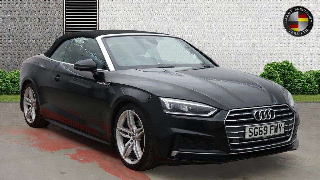 A 2019 AUDI A5 CABRIOLET 2.0 TFSI 40 S line Convertible 2dr Petrol S Tronic Euro 6 (s/s) (190 ps) A 2019 AUDI A5 CABRIOLET 2.0 TFSI 40 S line Convertible 2dr Petrol S Tronic Euro 6 (s/s) (190 ps)