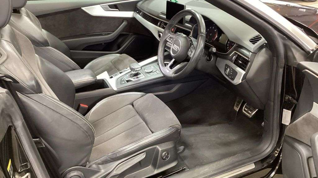 A 2019 AUDI A5 CABRIOLET 2.0 TFSI 40 S line Convertible 2dr Petrol S Tronic Euro 6 (s/s) (190 ps) A 2019 AUDI A5 CABRIOLET 2.0 TFSI 40 S line Convertible 2dr Petrol S Tronic Euro 6 (s/s) (190 ps)