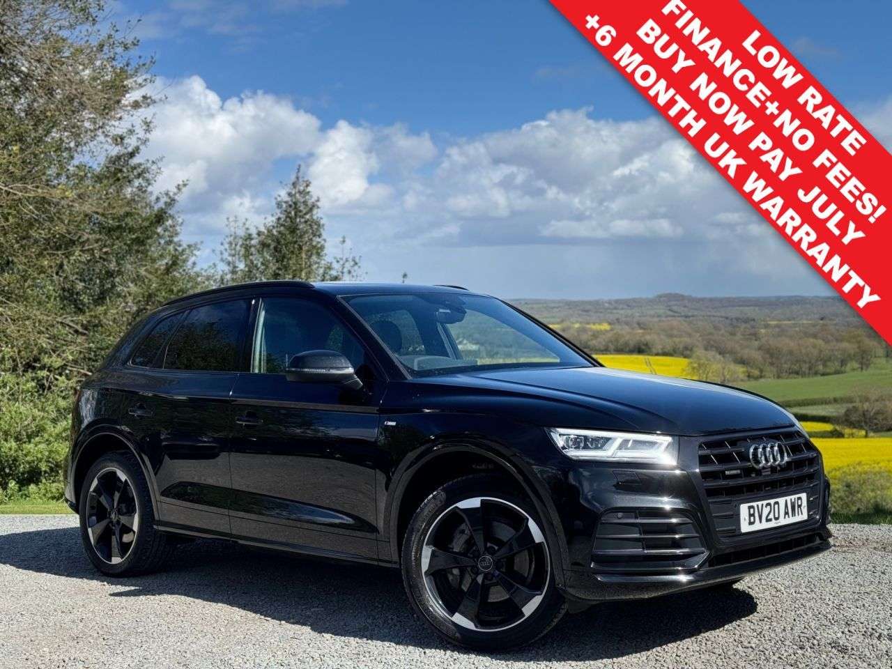 A 2020 AUDI Q5 2.0 TFSI 45 Black Edition SUV 5dr Petrol S Tronic quattro Euro 6 (s/s) (245 A 2020 AUDI Q5 2.0 TFSI 45 Black Edition SUV 5dr Petrol S Tronic quattro Euro 6 (s/s) (245