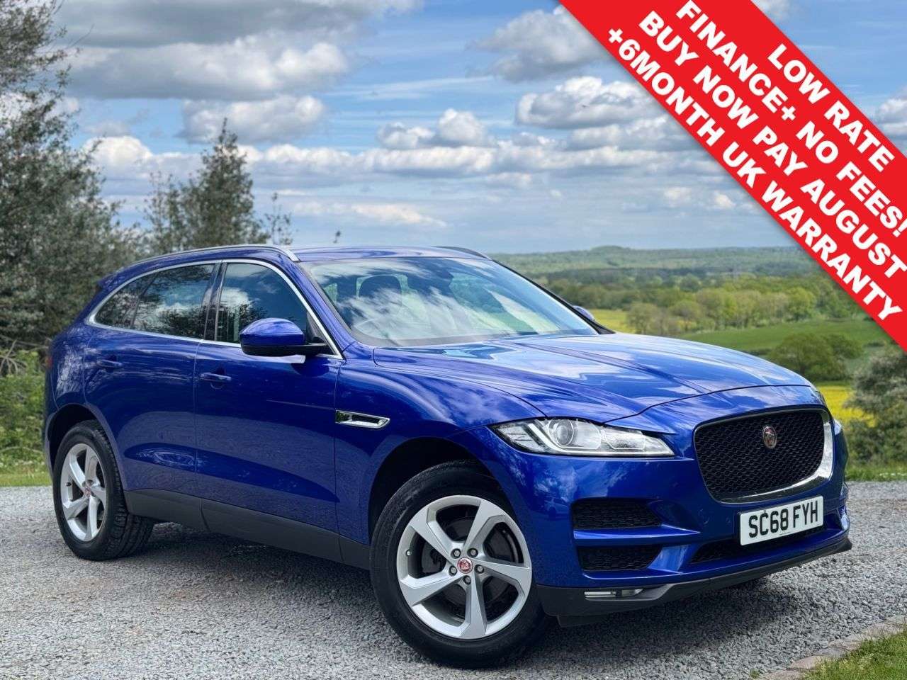 A 2019 JAGUAR F-PACE 2.0 D180 Prestige SUV 5dr Diesel Auto Euro 6 (s/s) (180 ps) A 2019 JAGUAR F-PACE 2.0 D180 Prestige SUV 5dr Diesel Auto Euro 6 (s/s) (180 ps)