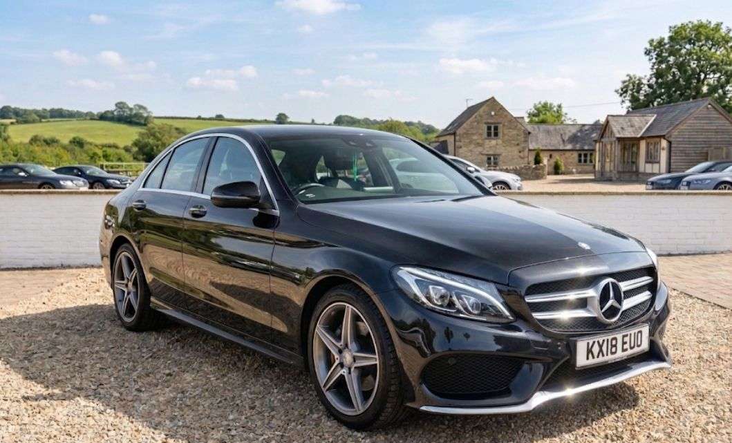 A 2018 MERCEDES-BENZ C-CLASS 2.1 C220d AMG Line Saloon 4dr Diesel G-Tronic+ Euro 6 (s/s) (170 ps) A 2018 MERCEDES-BENZ C-CLASS 2.1 C220d AMG Line Saloon 4dr Diesel G-Tronic+ Euro 6 (s/s) (170 ps)
