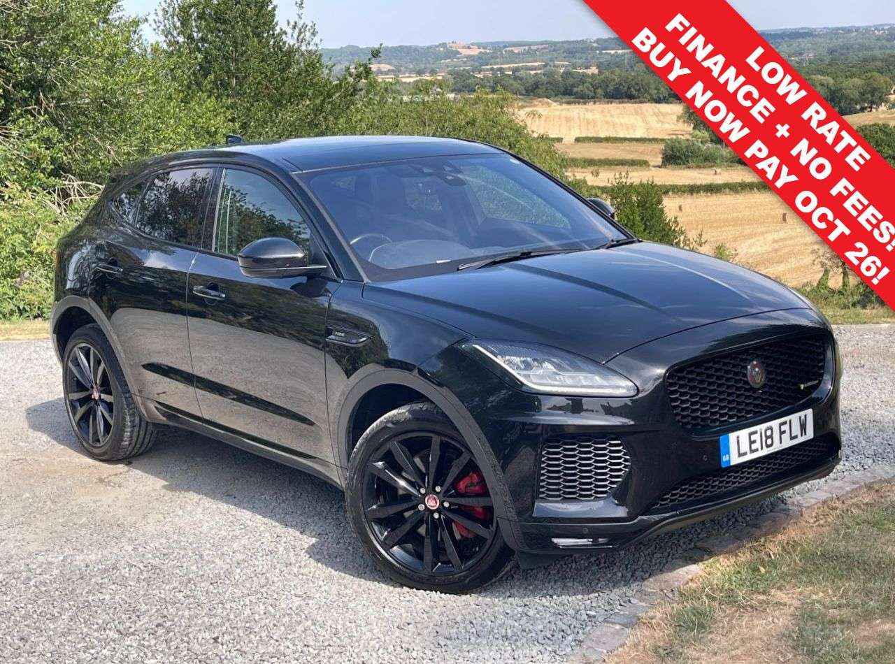 A 2018 JAGUAR E-PACE 2.0 P250 R-Dynamic HSE SUV 5dr Petrol Auto AWD Euro 6 (s/s) (249 ps) A 2018 JAGUAR E-PACE 2.0 P250 R-Dynamic HSE SUV 5dr Petrol Auto AWD Euro 6 (s/s) (249 ps)