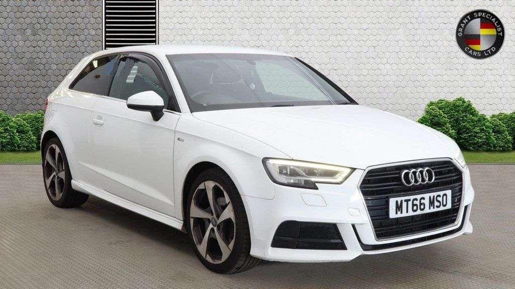 A 2016 AUDI A3 1.4 TFSI CoD S line Hatchback 3dr Petrol S Tronic Euro 6 (s/s) (150 ps) A 2016 AUDI A3 1.4 TFSI CoD S line Hatchback 3dr Petrol S Tronic Euro 6 (s/s) (150 ps)