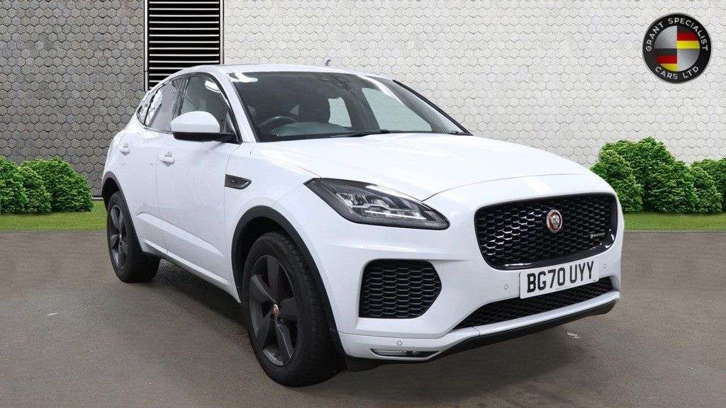 A 2020 JAGUAR E-PACE 2.0 D180 Chequered Flag SUV 5dr Diesel Auto AWD Euro 6 (s/s) (180 ps) A 2020 JAGUAR E-PACE 2.0 D180 Chequered Flag SUV 5dr Diesel Auto AWD Euro 6 (s/s) (180 ps)
