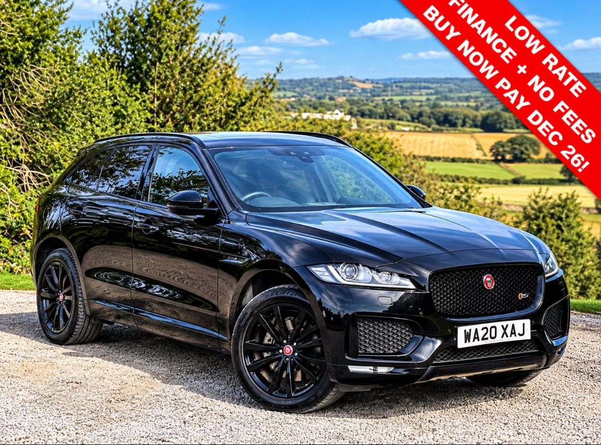 A 2020 JAGUAR F-PACE 2.0 D180 Chequered Flag SUV 5dr Diesel Auto AWD Euro 6 (s/s) (180 ps) A 2020 JAGUAR F-PACE 2.0 D180 Chequered Flag SUV 5dr Diesel Auto AWD Euro 6 (s/s) (180 ps)