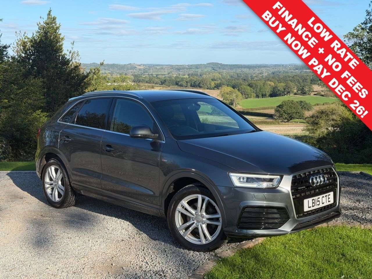 A 2015 AUDI Q3 2.0 TDI S line SUV 5dr Diesel S Tronic quattro Euro 6 (s/s) (184 ps) A 2015 AUDI Q3 2.0 TDI S line SUV 5dr Diesel S Tronic quattro Euro 6 (s/s) (184 ps)