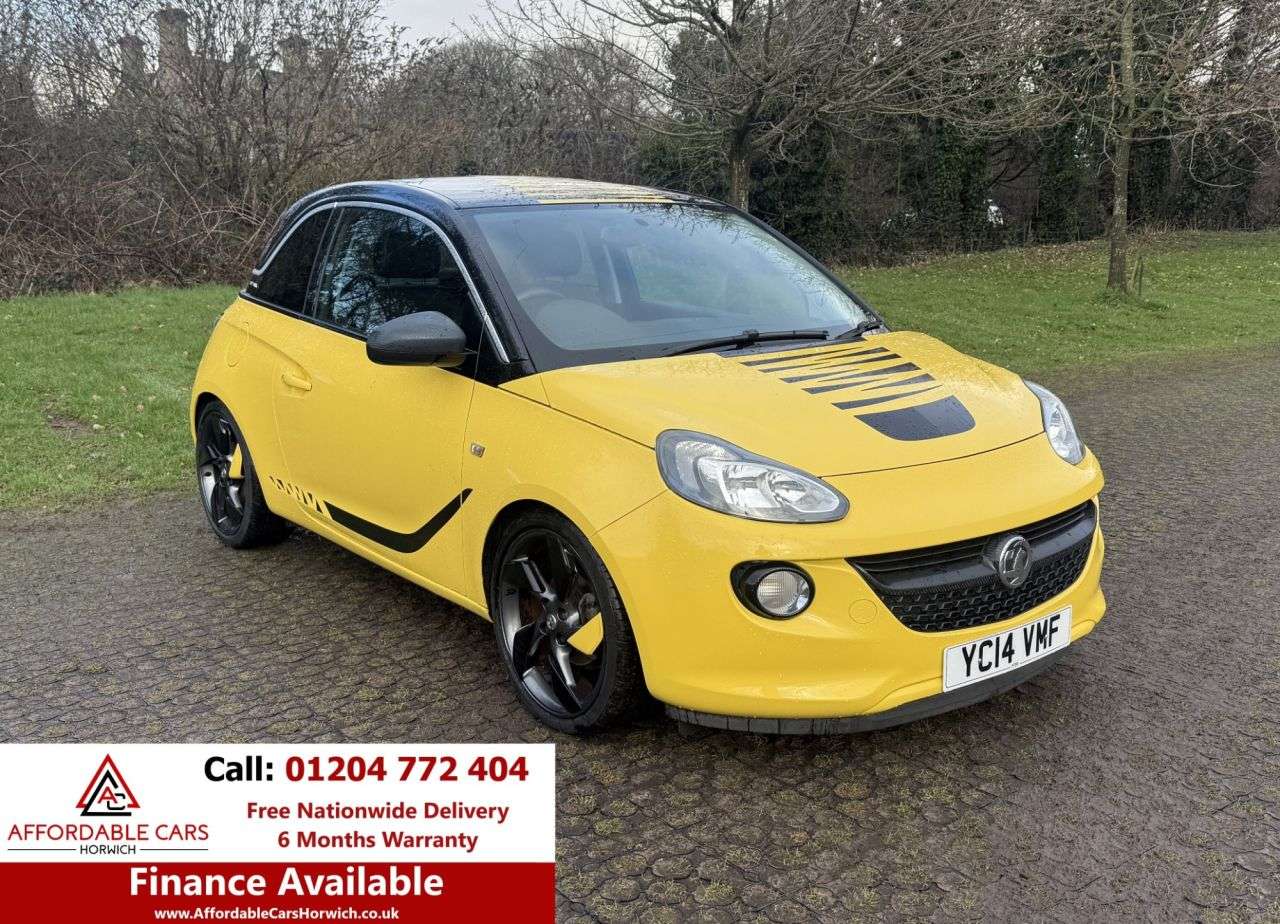 A 2014 VAUXHALL ADAM 1.4 16v SLAM Hatchback 3dr Petrol Manual Euro 5 (100 ps) 1 Owner Full Deale A 2014 VAUXHALL ADAM 1.4 16v SLAM Hatchback 3dr Petrol Manual Euro 5 (100 ps) 1 Owner Full Deale
