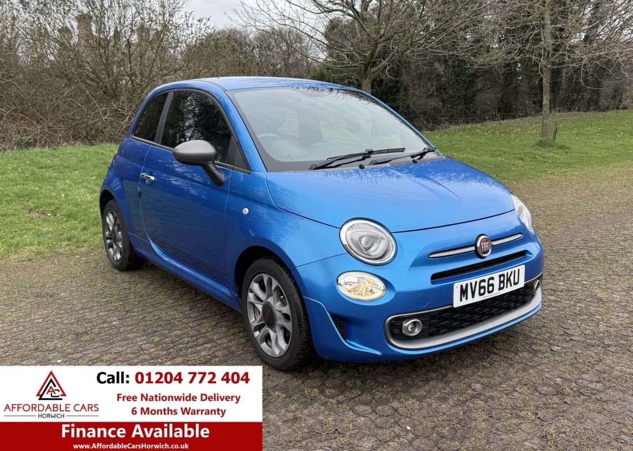 A 2016 FIAT 500 1.2 S Hatchback 3dr Petrol Manual Euro 6 (s/s) (69 bhp) 2 Keys, Service His A 2016 FIAT 500 1.2 S Hatchback 3dr Petrol Manual Euro 6 (s/s) (69 bhp) 2 Keys, Service His